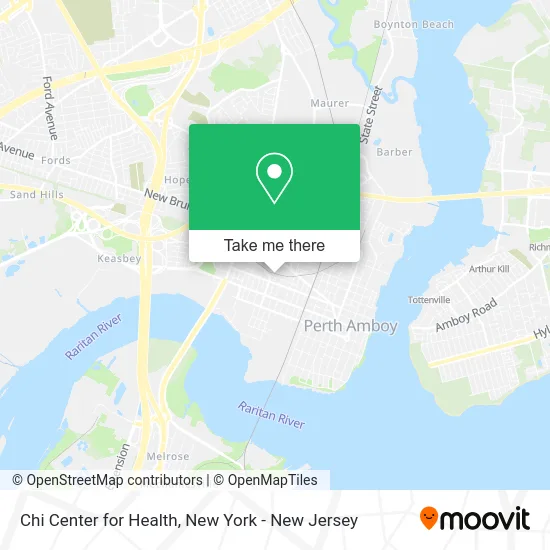 Chi Center for Health map