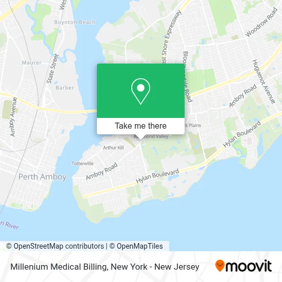 Millenium Medical Billing map
