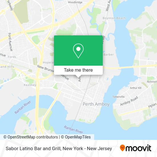 Sabor Latino Bar and Grill map