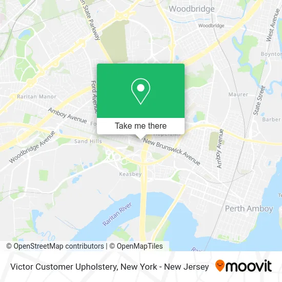 Victor Customer Upholstery map