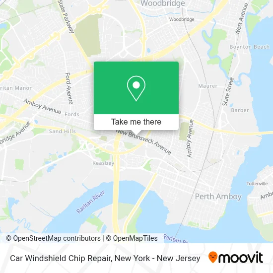 Car Windshield Chip Repair map