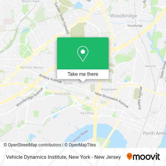 Vehicle Dynamics Institute map