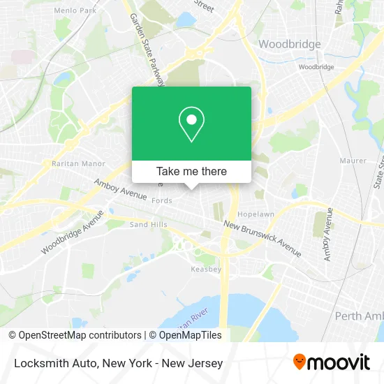 Locksmith Auto map
