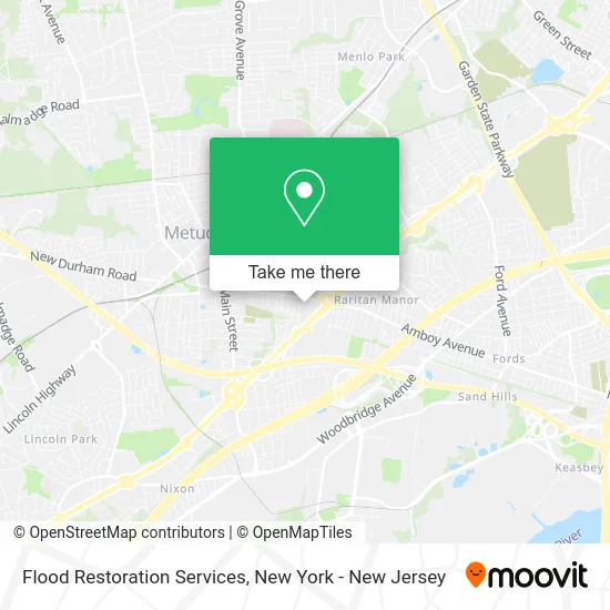 Flood Restoration Services map
