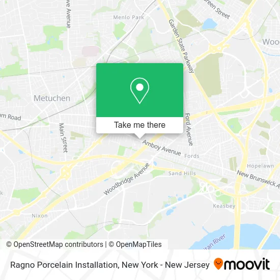 Ragno Porcelain Installation map