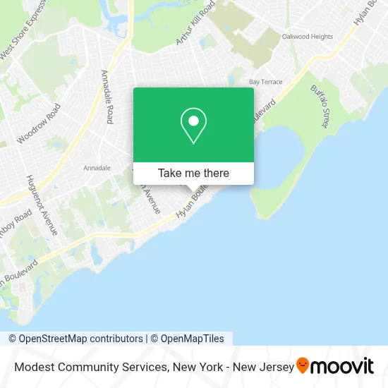 Modest Community Services map