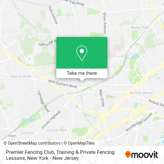 Premier Fencing Club, Training & Private Fencing Lessons map