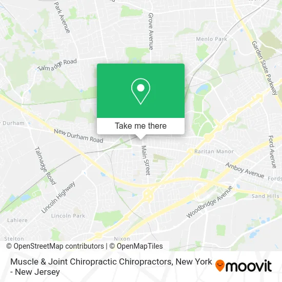 Muscle & Joint Chiropractic Chiropractors map