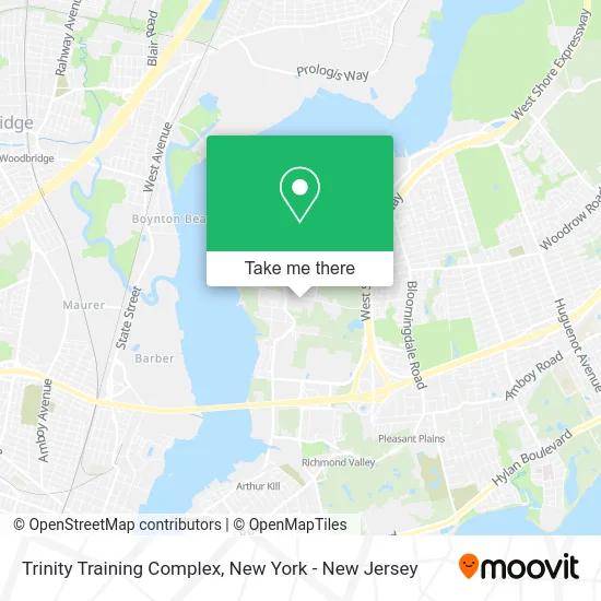 Trinity Training Complex map