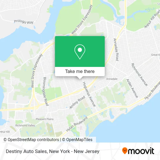 Destiny Auto Sales map