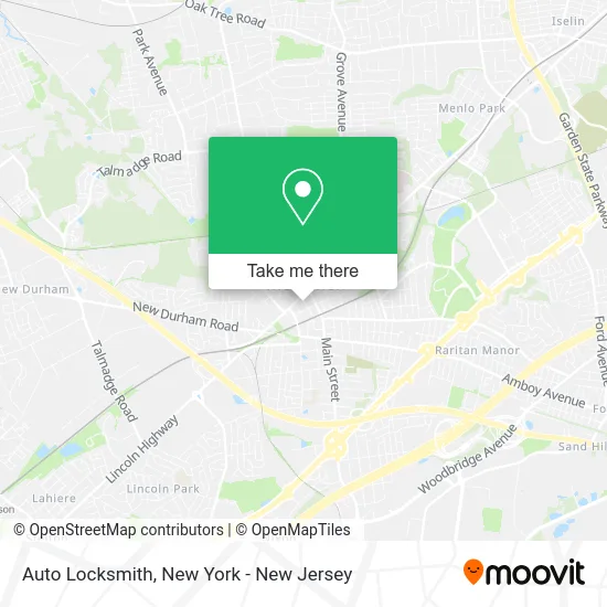 Auto Locksmith map