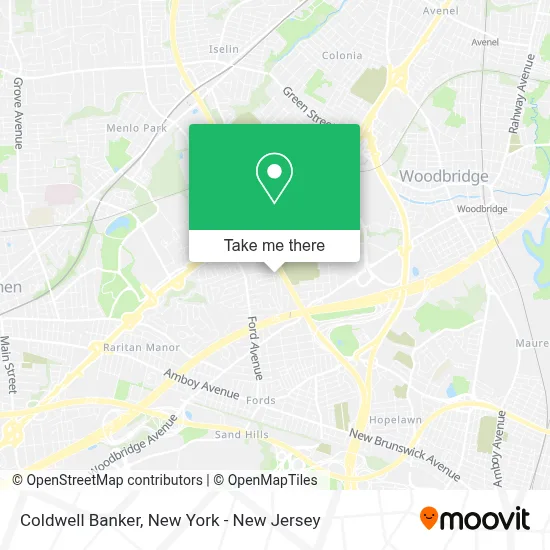Coldwell Banker map