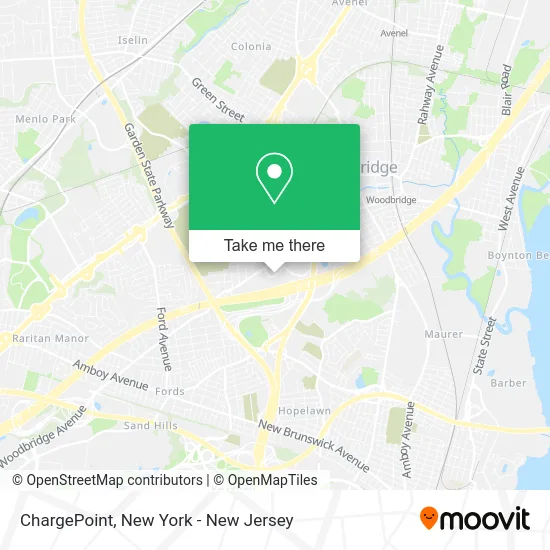 ChargePoint map