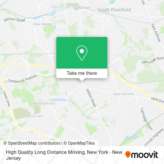 High Quality Long Distance Moving map