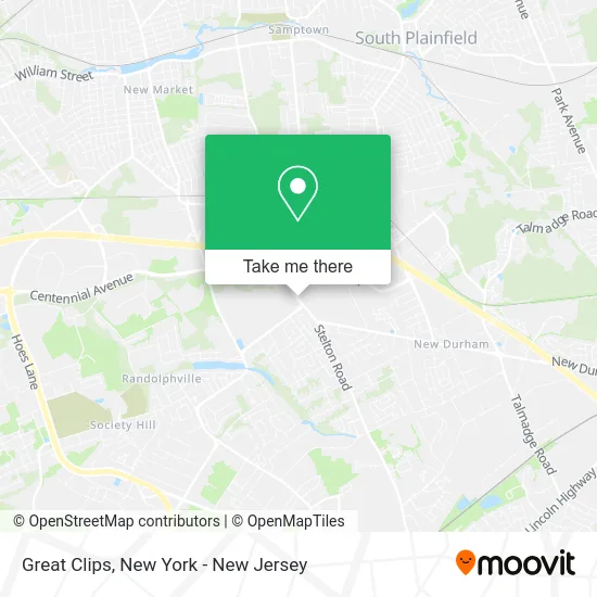 Great Clips map
