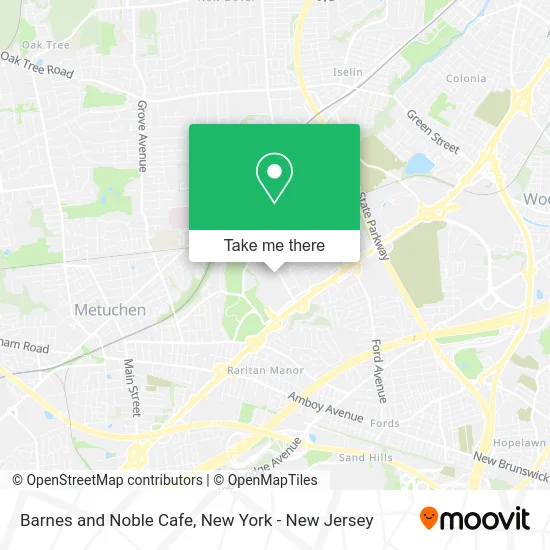 Barnes and Noble Cafe map