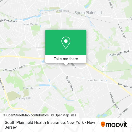 South Plainfield Health Insurance map