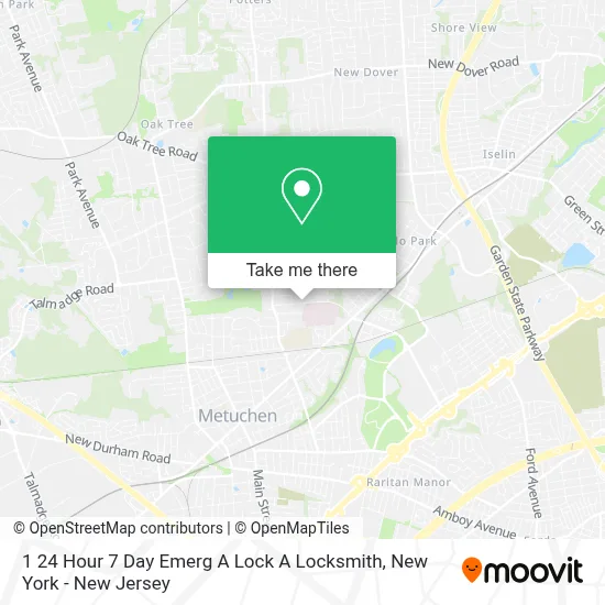 1 24 Hour 7 Day Emerg A Lock A Locksmith map