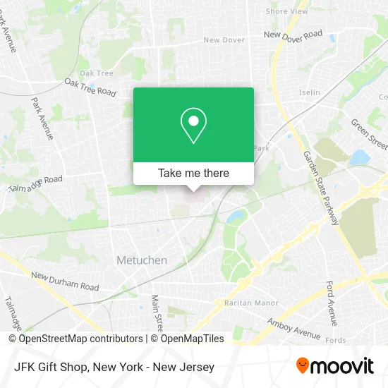 JFK Gift Shop map