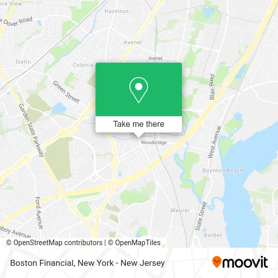 Boston Financial map