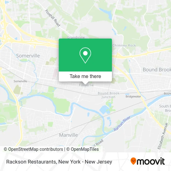 Rackson Restaurants map