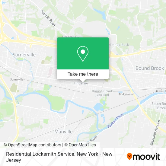 Residential Locksmith Service map