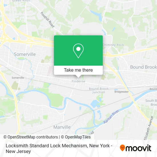 Locksmith Standard Lock Mechanism map