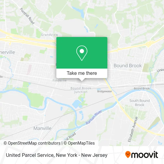 United Parcel Service map