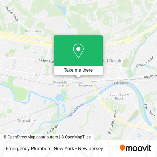 Emergency Plumbers map