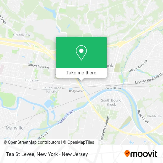 Mapa de Tea St Levee