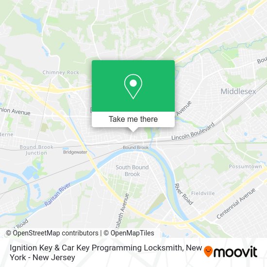 Ignition Key & Car Key Programming Locksmith map