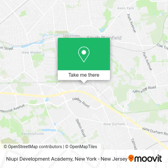 Niupi Development Academy map