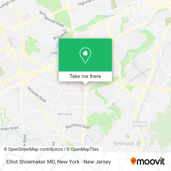 Elliot Shoemaker MD map