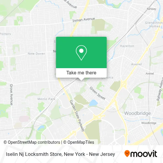 Iselin Nj Locksmith Store map