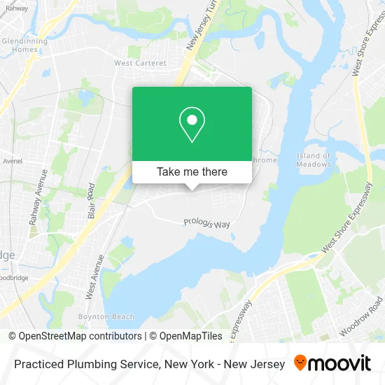 Practiced Plumbing Service map