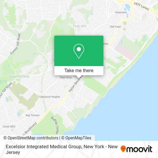 Excelsior Integrated Medical Group map