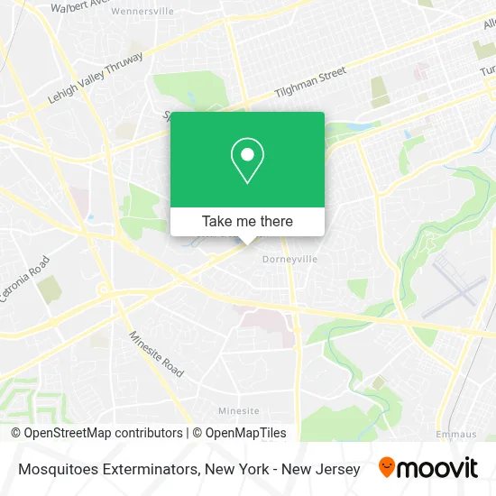 Mosquitoes Exterminators map