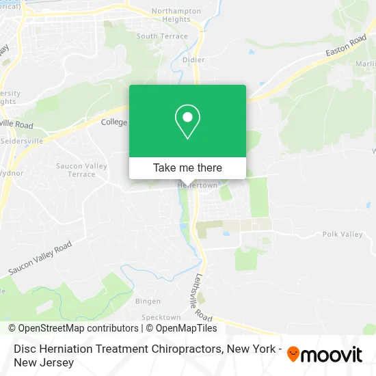 Disc Herniation Treatment Chiropractors map