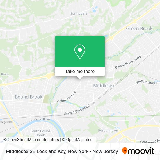 Middlesex SE Lock and Key map