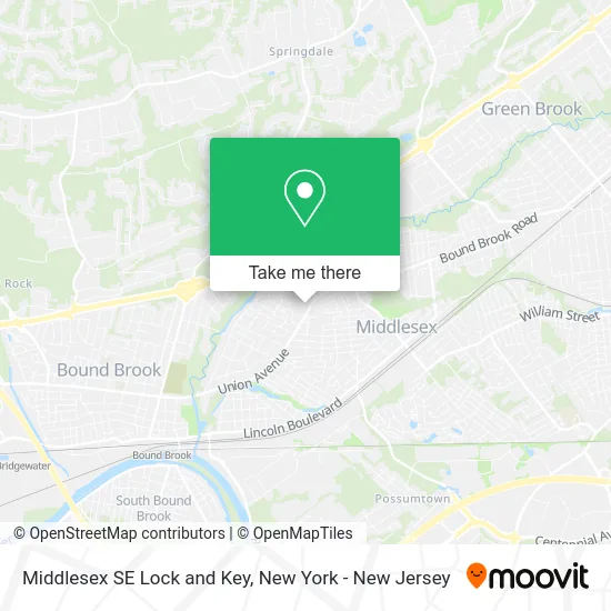 Mapa de Middlesex SE Lock and Key