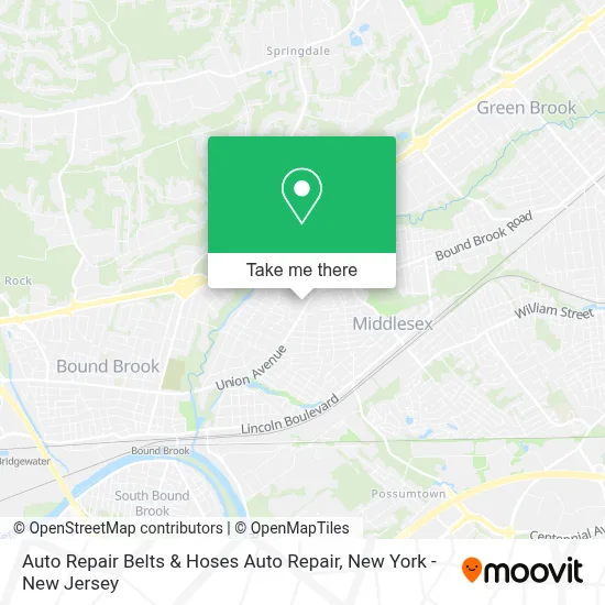 Auto Repair Belts & Hoses Auto Repair map