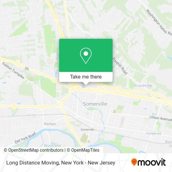 Long Distance Moving map