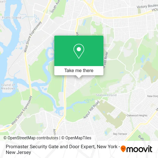 Promaster Security Gate and Door Expert map