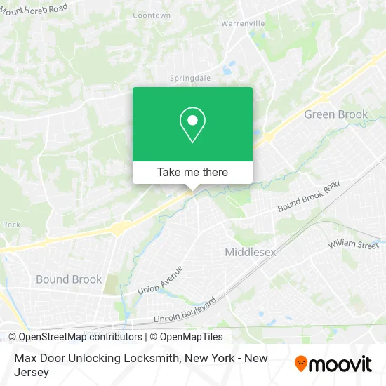 Max Door Unlocking Locksmith map
