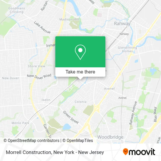 Morrell Construction map