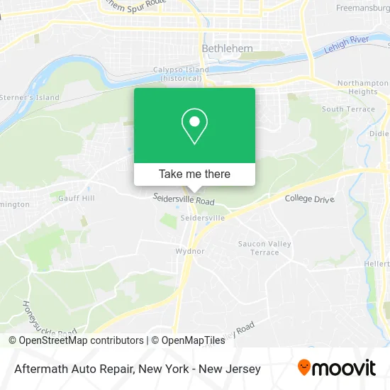 Aftermath Auto Repair map