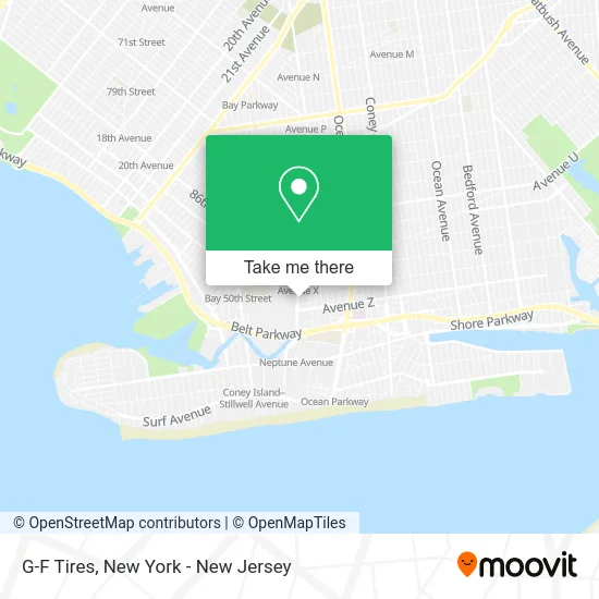 G-F Tires map