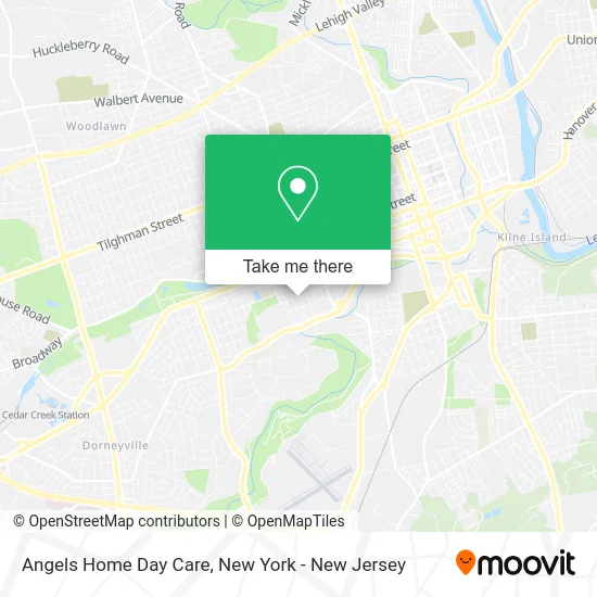 Angels Home Day Care map