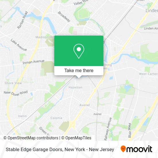 Stable Edge Garage Doors map