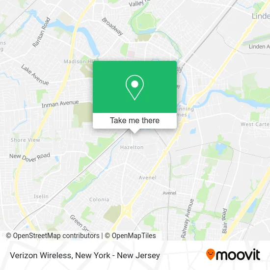 Verizon Wireless map
